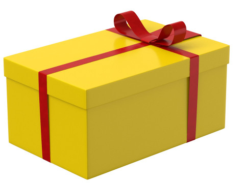 Gift box v2 3Dモデル