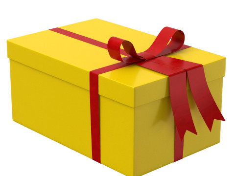 Gift box v2 3Dモデル