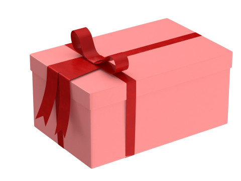 Gift box v4 Model 3D