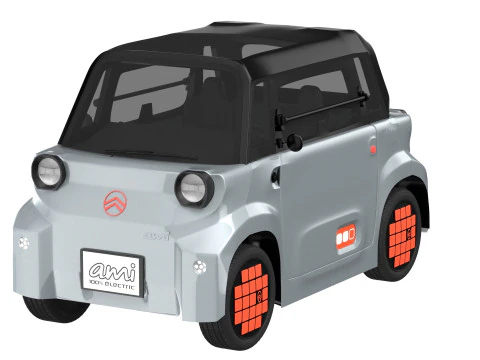 Citroen Ami 2025 3D Model