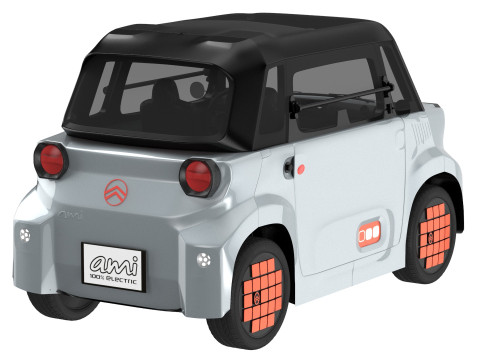 Citroen Ami 2025 Model 3D