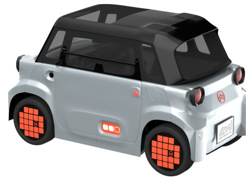 Citroen Ami 2025 Model 3D