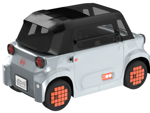 Citroen Ami 2025 Model 3D