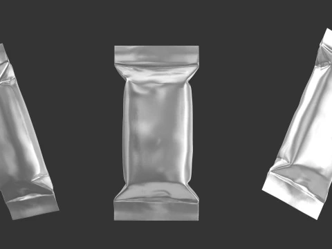 Food bar packaging v1 3D Model