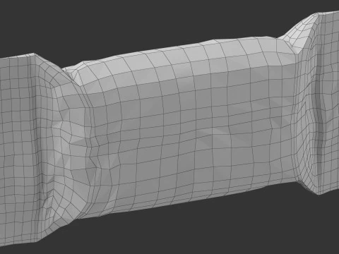 Food bar packaging v1 3D Model