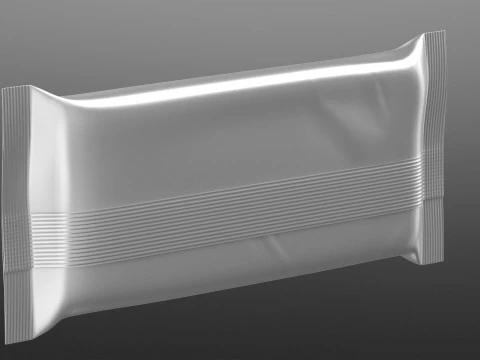 Food bar packaging v2 3D Model