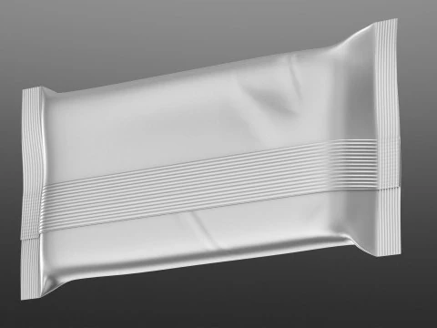 Food bar packaging v2 3D Model