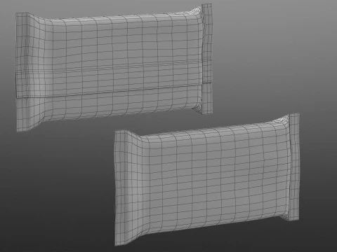 Food bar packaging v2 3D Model