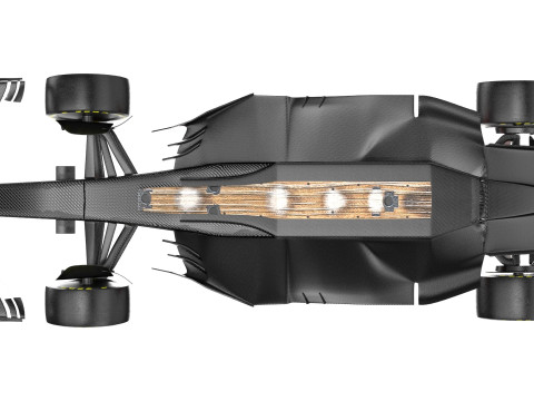 SF-25 F1 2025 Formula 1 Race Car PBR Model 3D