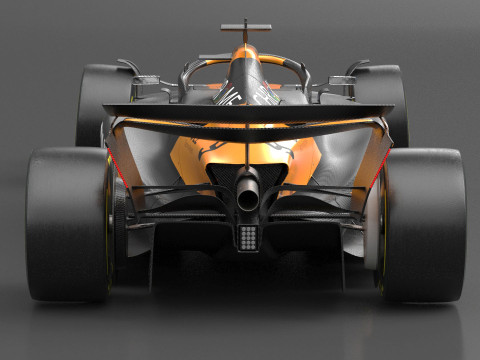 McLaren MCL39 F1 2025 Formula 1 Race Car 3D Model