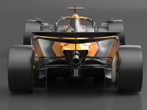 McLaren MCL39 F1 2025 Formula 1 Race Car 3D Model