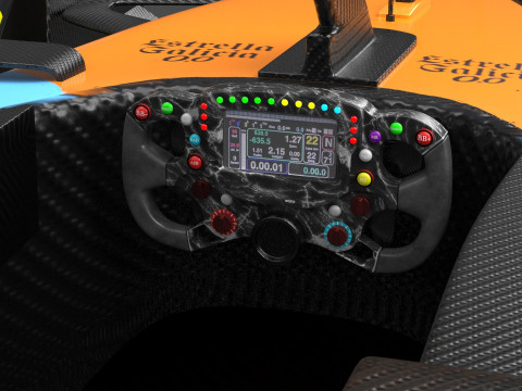 McLaren MCL39 F1 2025 Formula 1 Race Car 3D Model