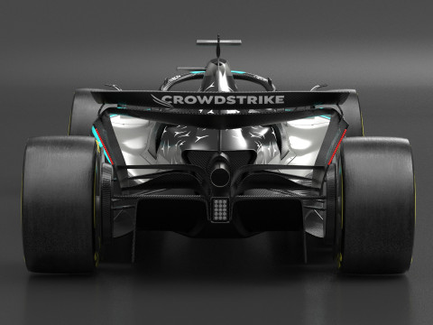 Mercedes F1 W16 2025 Formula 1 car PBR 3D 模型