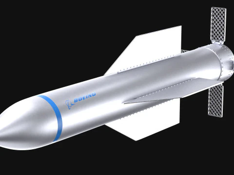 GBU-57 Bunker Buster Bomb - Boeing PBR 3D Model