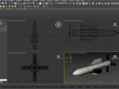 GBU-57 Bunker Buster Bomb - Boeing PBR 3D Model