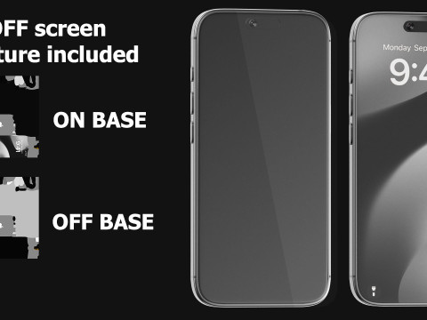 Apple iPhone 17 Pro Max PBR Modèle 3D