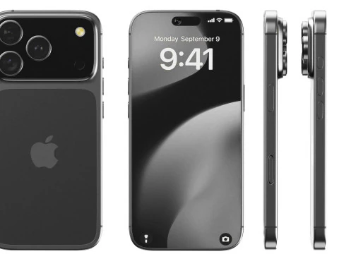 Apple iPhone 17 Pro Max PBR 3D Model
