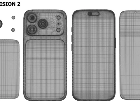 Apple iPhone 17 Pro Max PBR 3D Model