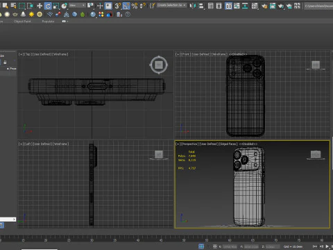 Apple iPhone 17 Pro Max PBR 3D Model