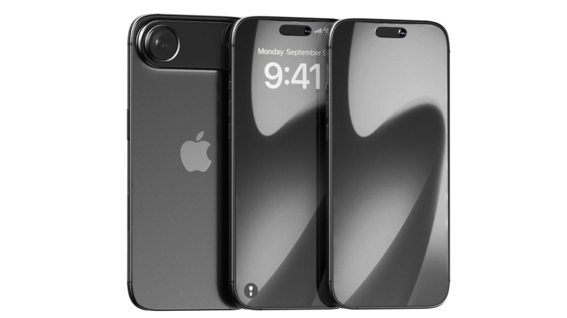 Apple iPhone 17 Air PBR 3D Model .c4d .max .obj .3ds .fbx .stl .blend