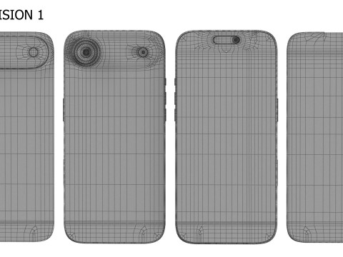 Apple iPhone 17 Air PBR 3D Model