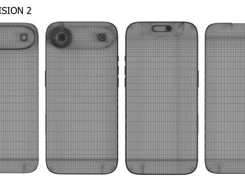 Apple iPhone 17 Air PBR 3D Model