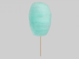 algod&oacute;n de az&uacute;car Modelo 3D