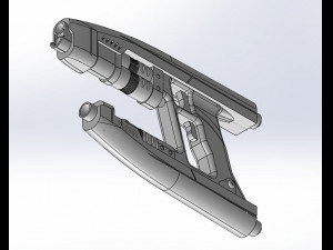 Star-Lord Quad Blaster 3D 1 Part Printable model 3D Print Model