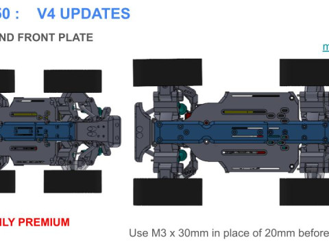 V7 WLTOYS 124 RC CARRO TRUGGY 112 PREMIUM Modelo de Impressão 3D
