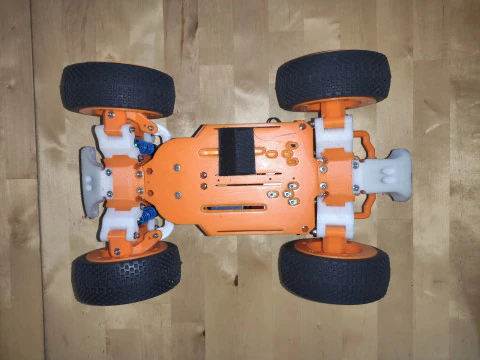 V8 WLTOYS 144 RC CARRO TRUGGY 114 PREMIUM Modelo de Impressão 3D