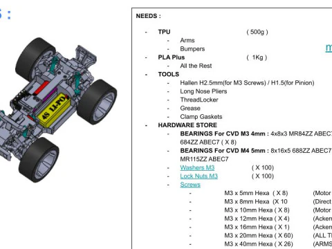 V8 WLTOYS 144 RC CARRO TRUGGY 114 PREMIUM Modelo de Impressão 3D