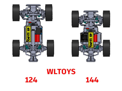 V4 RC CAR 114 112 WLTOYS 144 124 DIY EDITION DIRECT DRIVE STEERING PREMIUM Modèles 3D en vedette