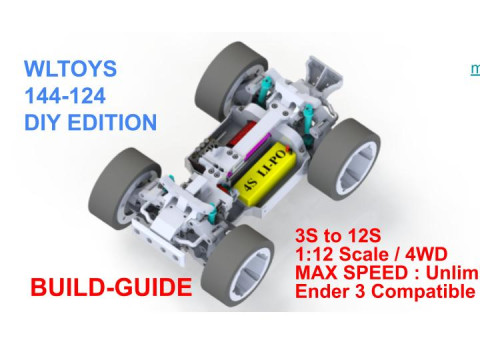 V4 RC CAR 114 112 WLTOYS 144 124 DIY EDITION DIRECT DRIVE STEERING PREMIUM Modèles 3D en vedette