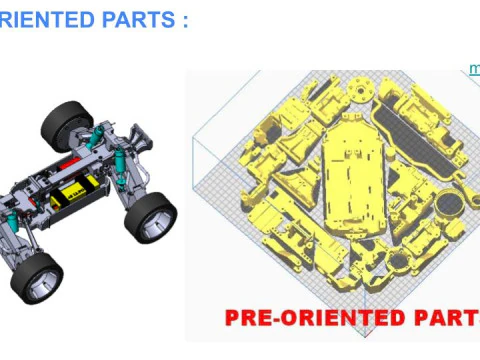 V6 JLB X HSP TRUGGY 18 4WS 4WD DIRECCI&Oacute;N EN LAS 4 RUEDAS X DIFERENCIAL CENTRAL Modelo de impresión 3D