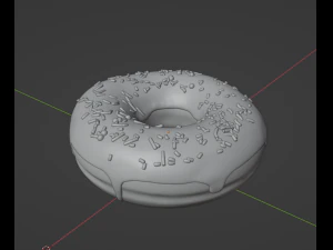 Donut with sprinkles 3D Model