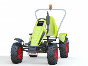 Pedal Car BERG Claas BFR Modelo 3D