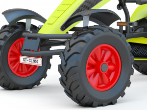 Pedal Car BERG Claas BFR Modelo 3D