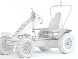 Pedal Car BERG Claas BFR Modelo 3D