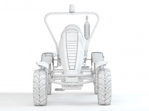 Pedal Car BERG Claas BFR Modelo 3D