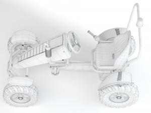 Pedal Car BERG Claas BFR Modelo 3D