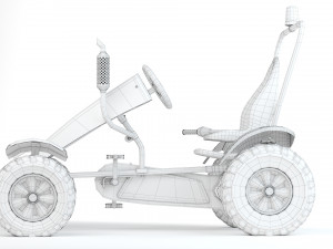 Pedal Car BERG Claas BFR Modelo 3D