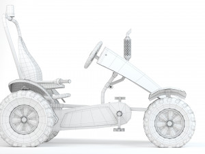 Pedal Car BERG Claas BFR Modelo 3D