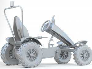 Pedal Car BERG Claas BFR Modelo 3D