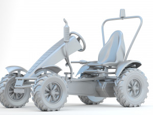 Pedal Car BERG Claas BFR Modelo 3D