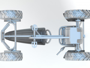 Pedal Car BERG Claas BFR Modelo 3D