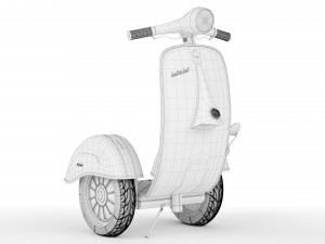 Vespa Segway 3D-Modell