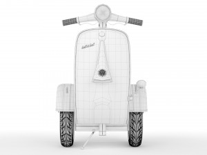 Vespa Segway 3D-Modell