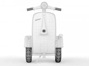 Vespa Segway 3D Model