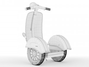 Vespa Segway 3D-Modell