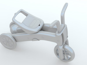 Balance Bike Chillafish Bunzi Modello 3D